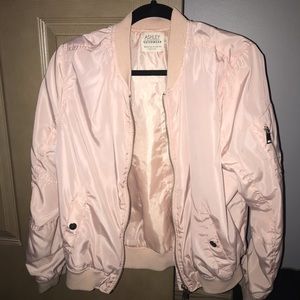 Light Pink Bomber Jacket